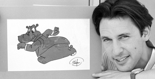 Kwab nijlpaard en striptekenaar Stefan de Groot 1993